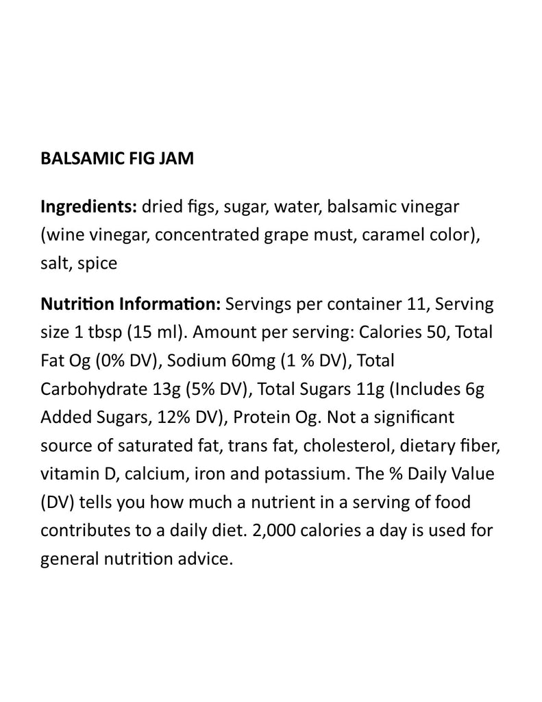 The Gracious Gourmet - Balsamic Fig Jam