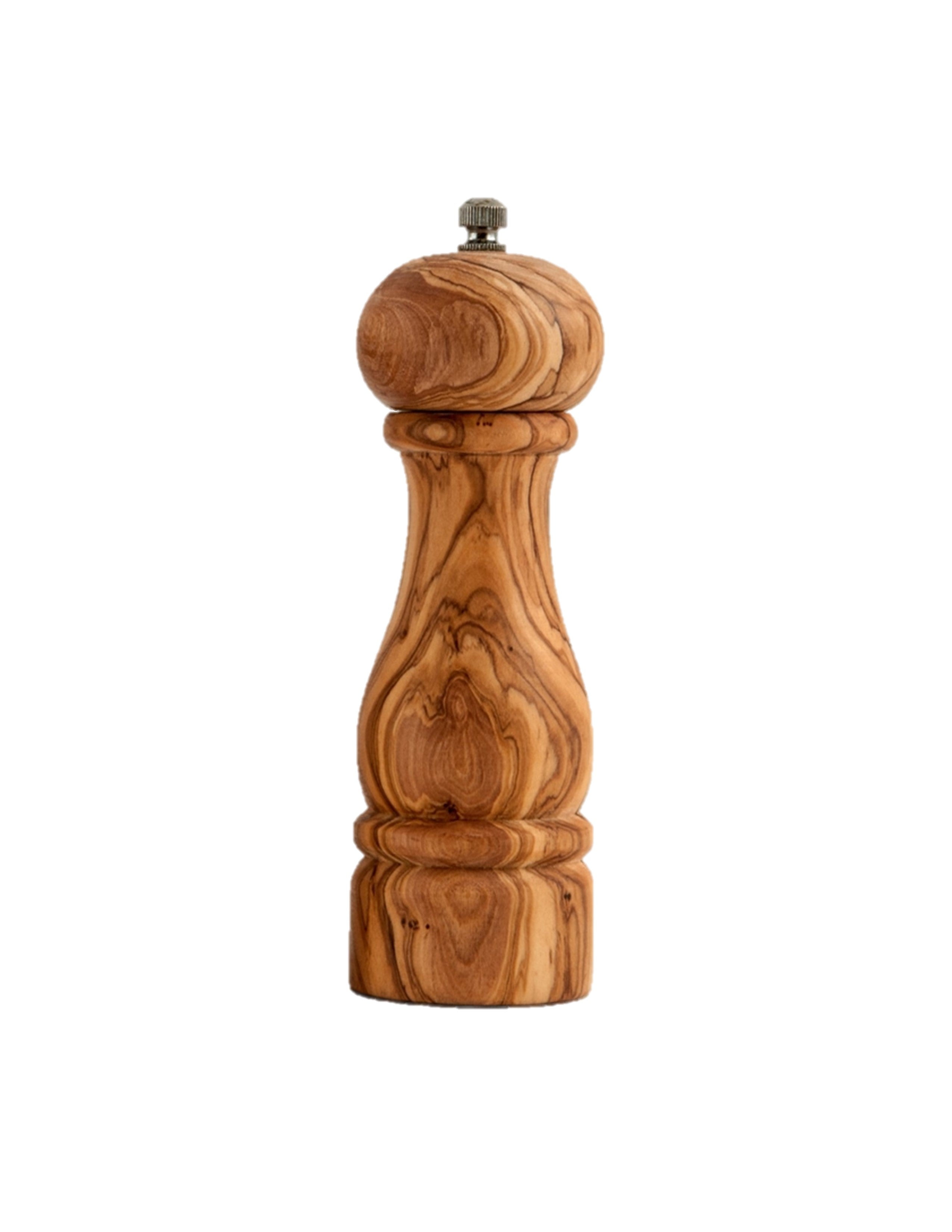 SMALL OLIVE WOOD PEPPER MILL